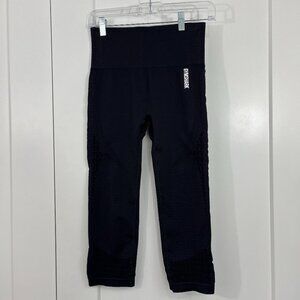 Gymshark Medium Black Energy Seamless Cropped Leggings